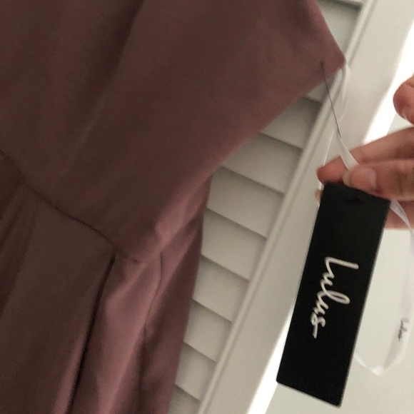 Lulus Midi Mauve Dress - Picture 6 of 8
